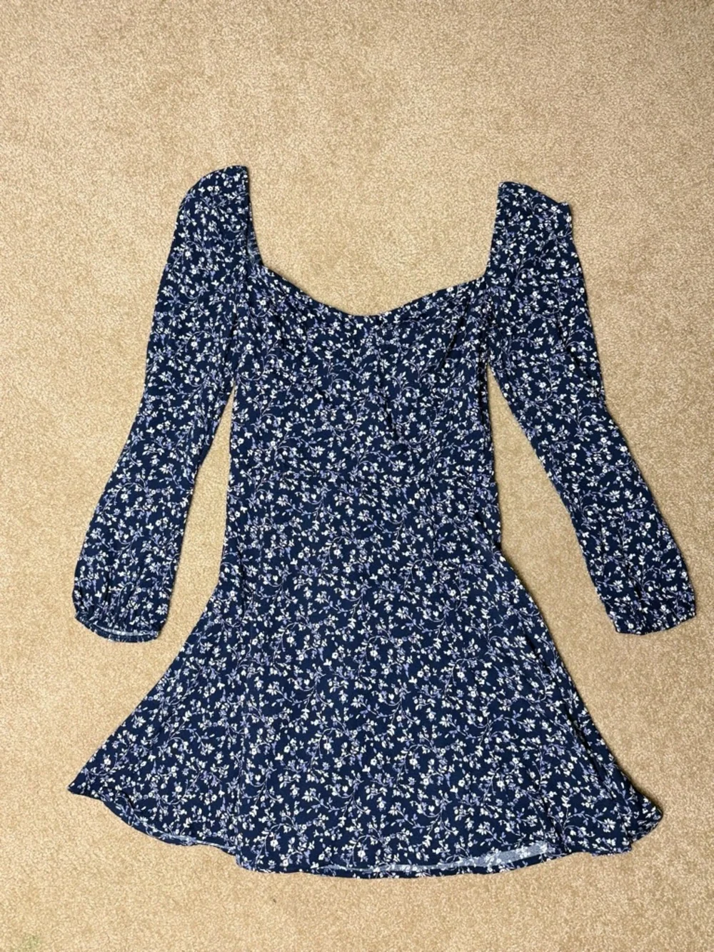 Reformation Mochi Floral-print Mini Dress In‎ Twilight Size 8